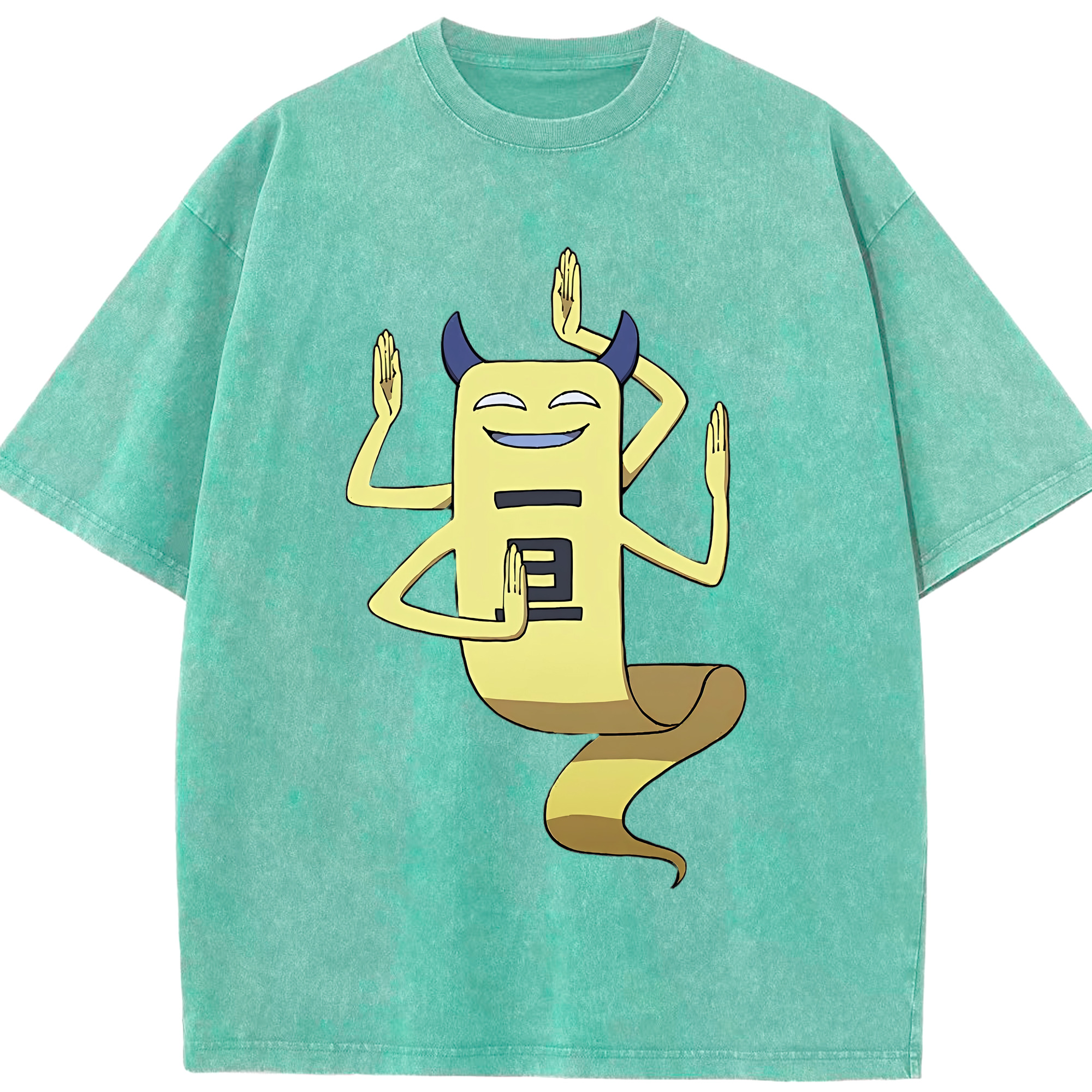 （画像用） 妖怪ウォッチ Yo-kai Watch 綿100% ヴィンテージ風 半袖Tシャツ（フロントプリント）